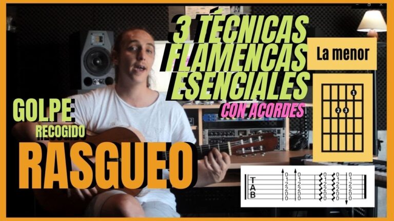 Dominando las T&eacute;cnicas Esenciales de Guitarra Flamenca para Alegr&iacute;as